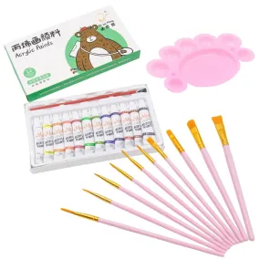 12 Colors Acrylic Paint Set (5ml)