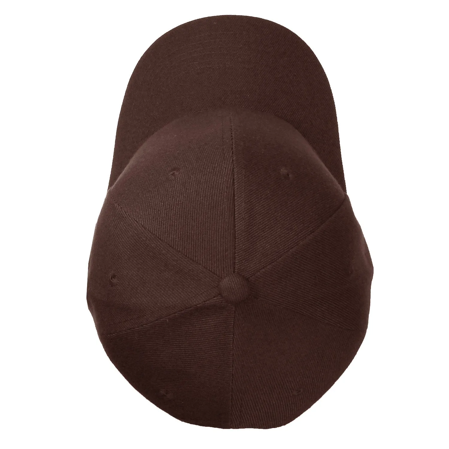 144-Pack Baseball Dad Cap Velcro Strap Adjustable Size - Brown