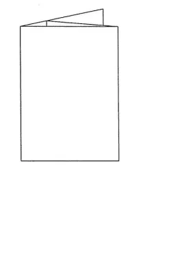 3 Panel card Lightly Textured / Pre-scored
