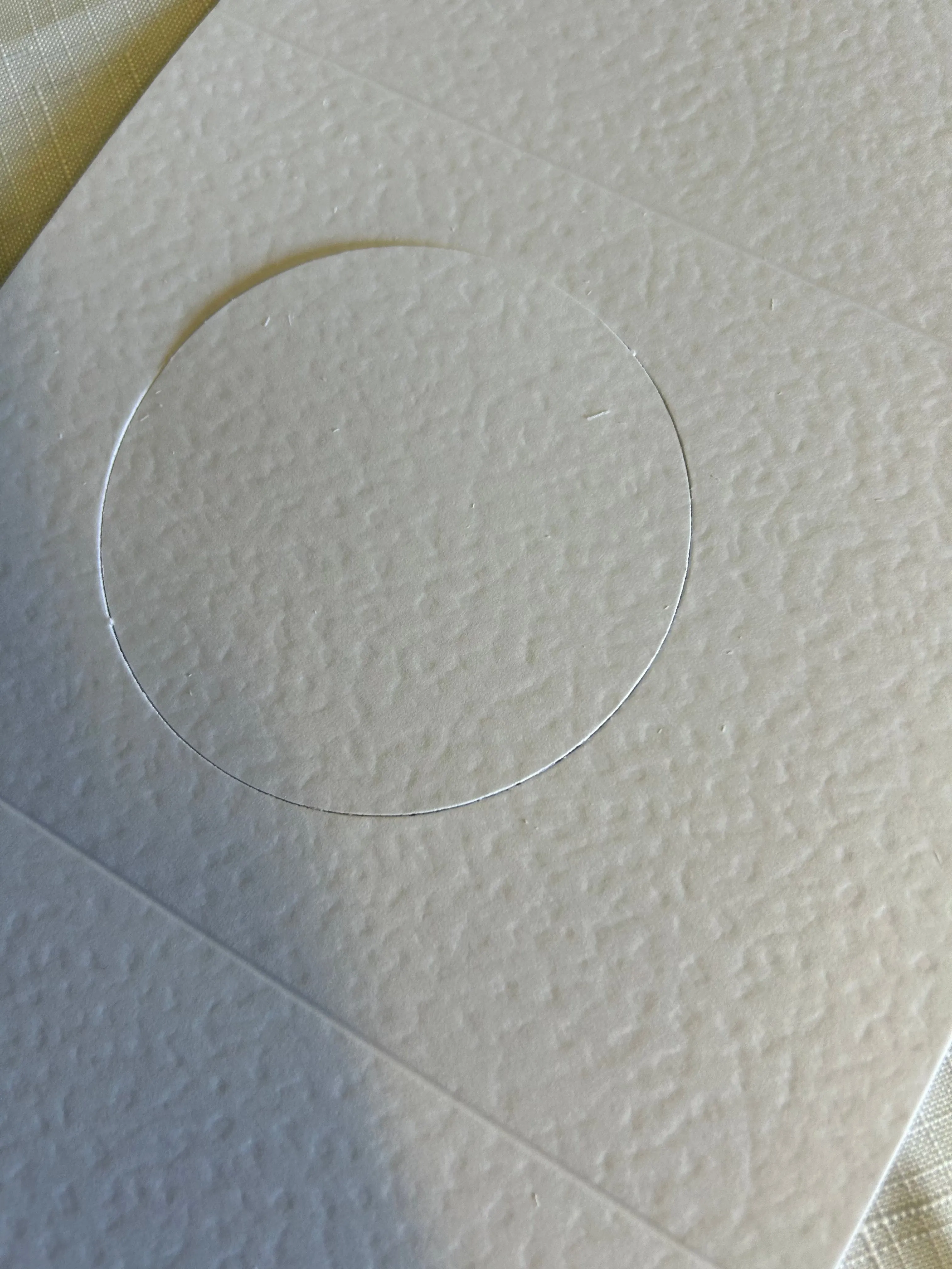 3 Panel Card with Circle Window