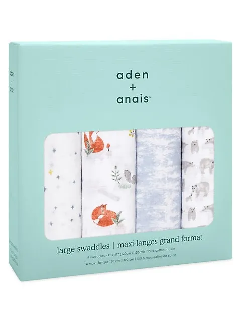 Aden Anais Classic Swaddles 4pk
