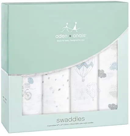 Aden Anais Classic Swaddles 4pk