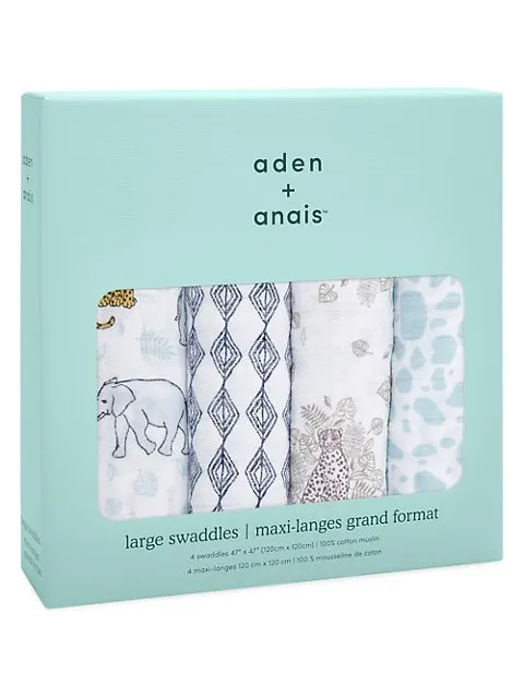 Aden Anais Classic Swaddles 4pk