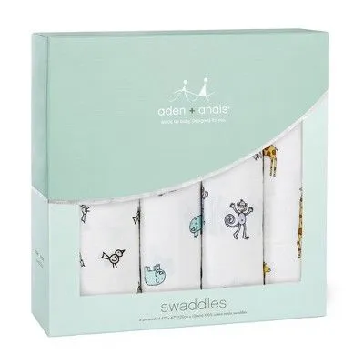 Aden Anais Classic Swaddles 4pk