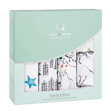 Aden Anais Classic Swaddles 4pk