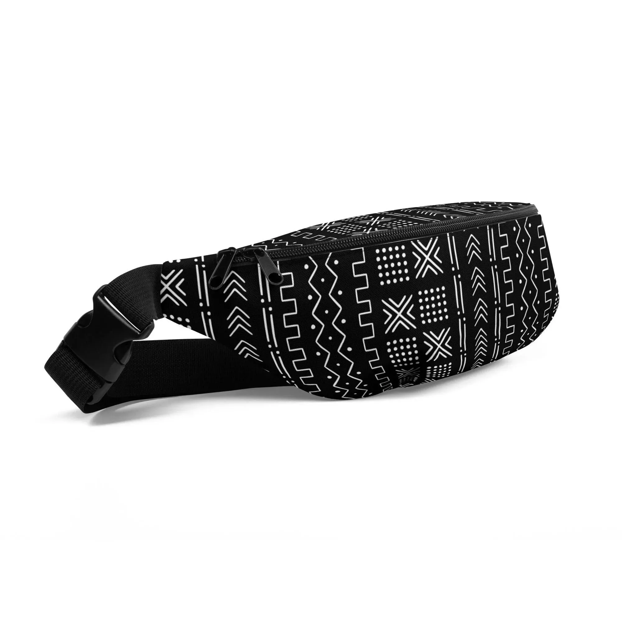 African Mud Cloth Fanny Pack