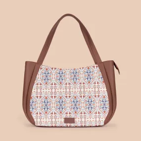 Agra Floral Luna Handbag