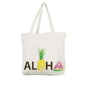 *Aloha Fruit Love Canvas Eco Tote