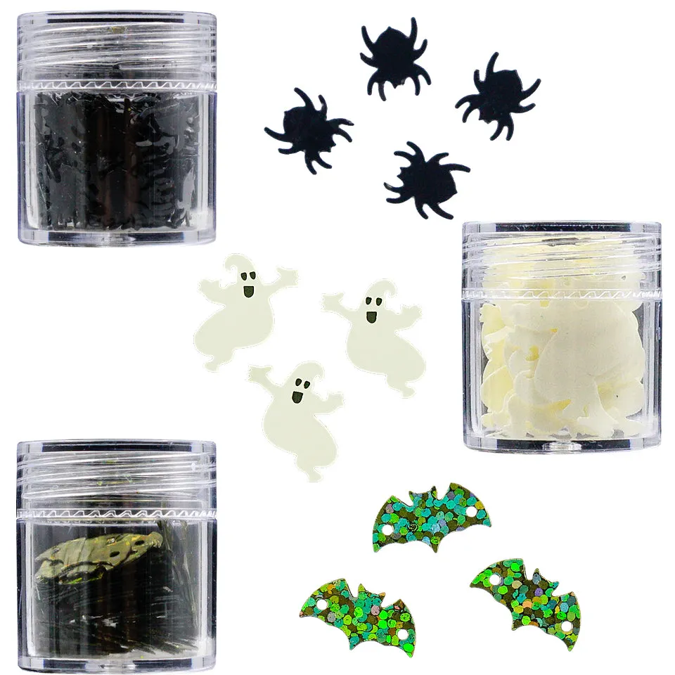 Assorted Halloween Confetti (3 pots)