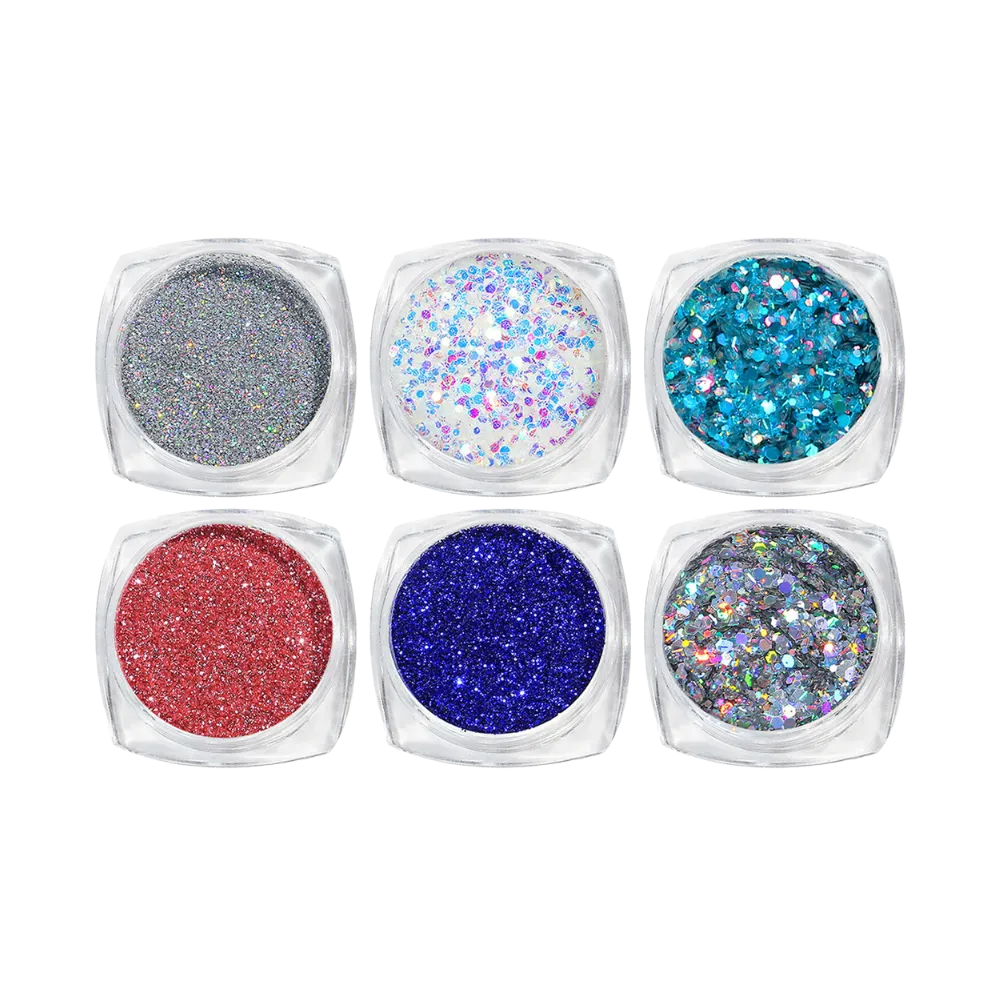 Assorted Shiny Glitters (2 packs)