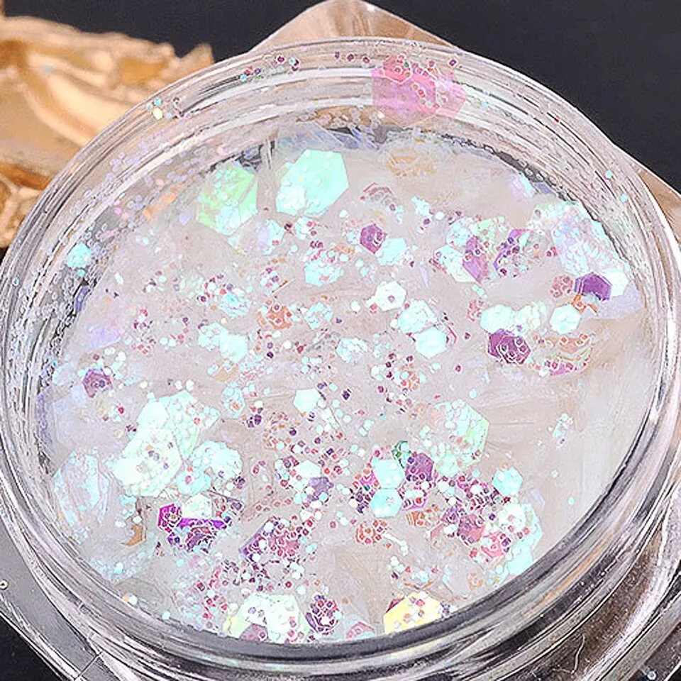 Aurora Iridescent Glitter Mix (6 pieces)