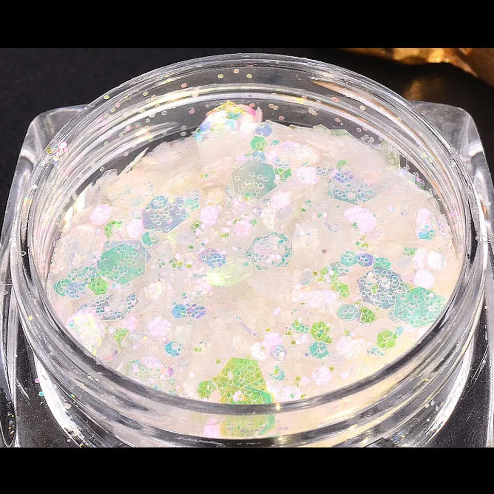 Aurora Iridescent Glitter Mix (6 pieces)