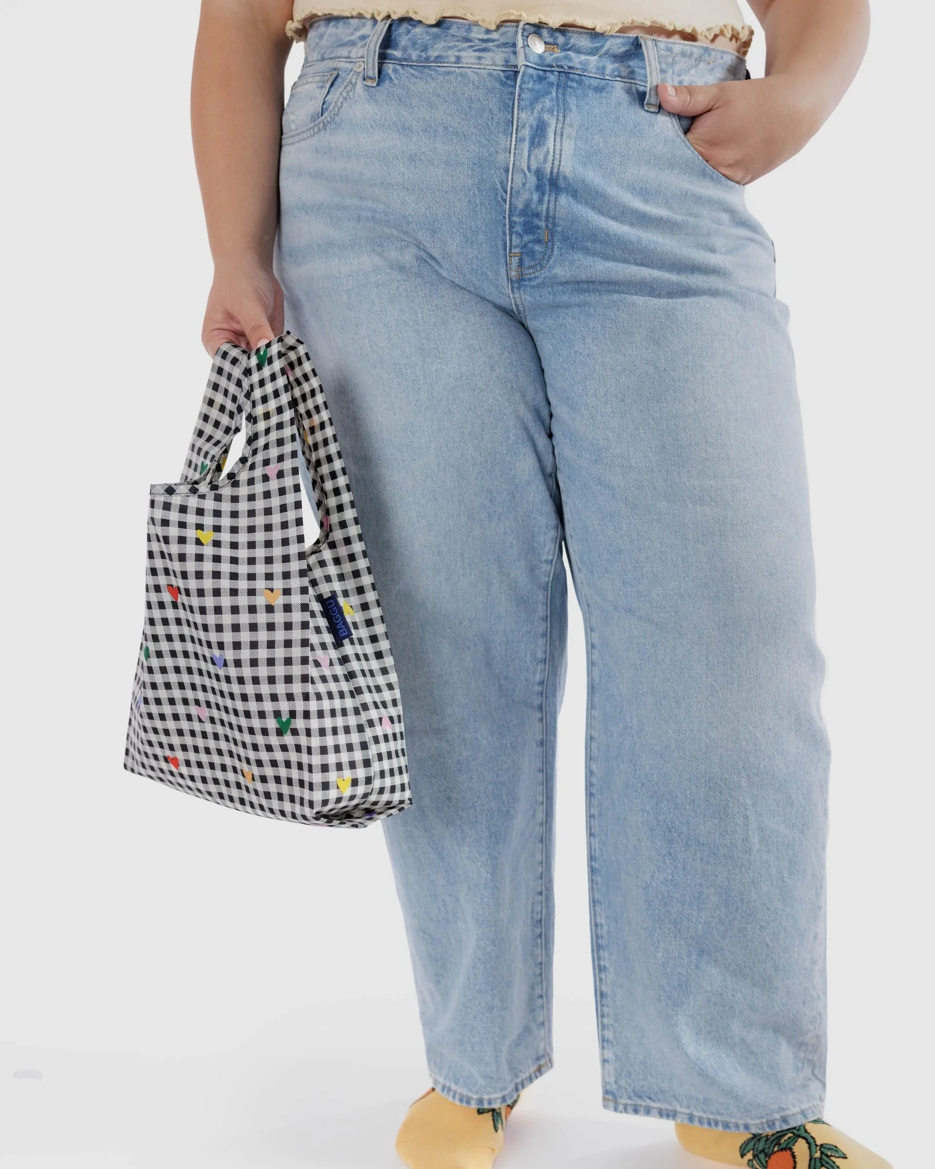 Baby Baggu - Gingham Hearts
