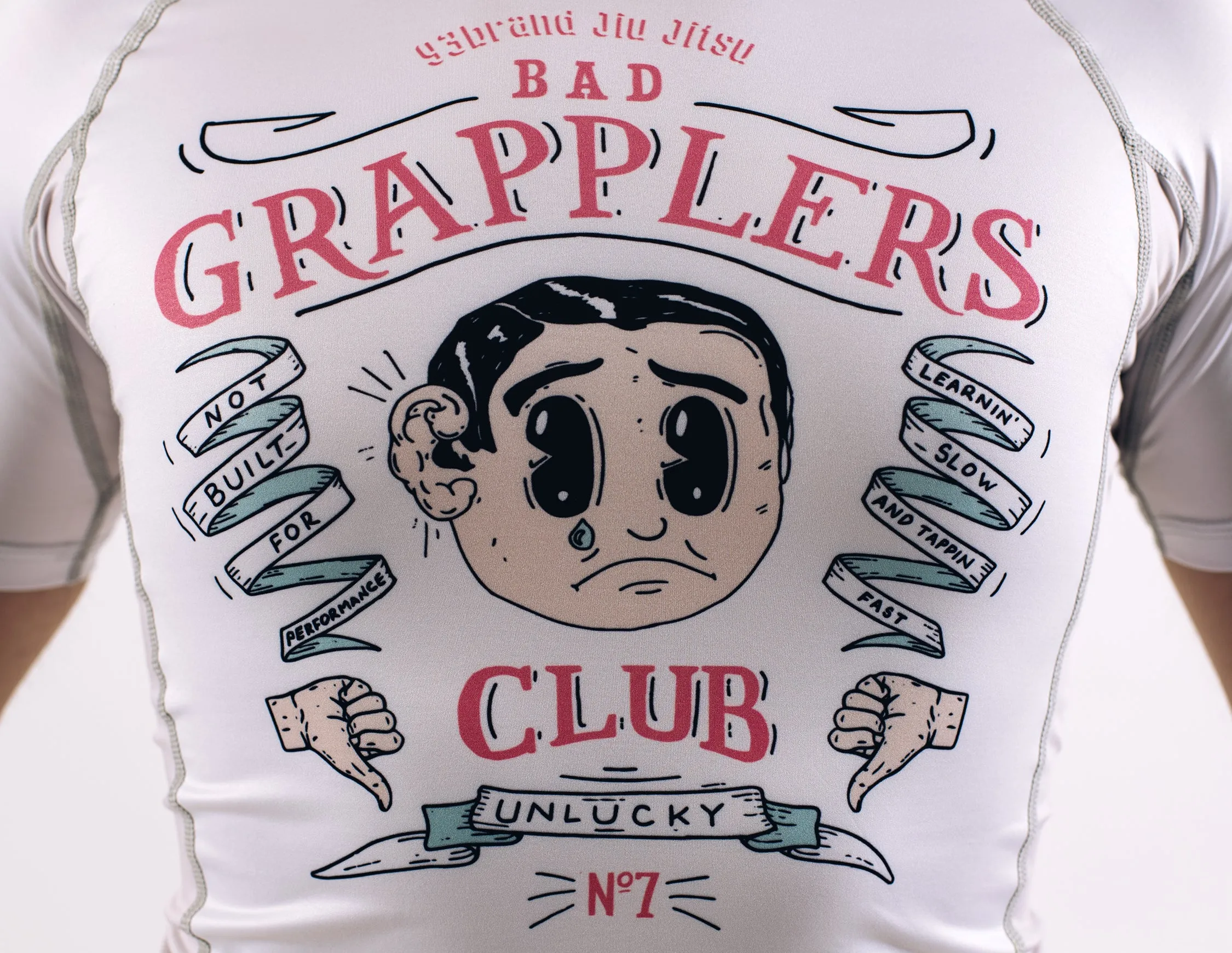 BAD GRAPPLERS CLUB Rash Guard - Short Sleeve