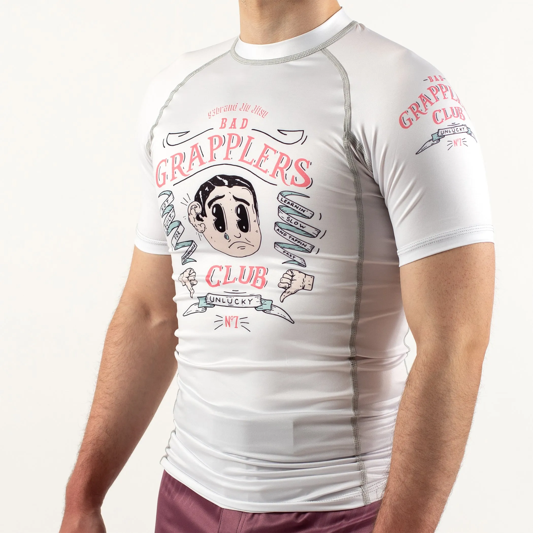 BAD GRAPPLERS CLUB Rash Guard - Short Sleeve
