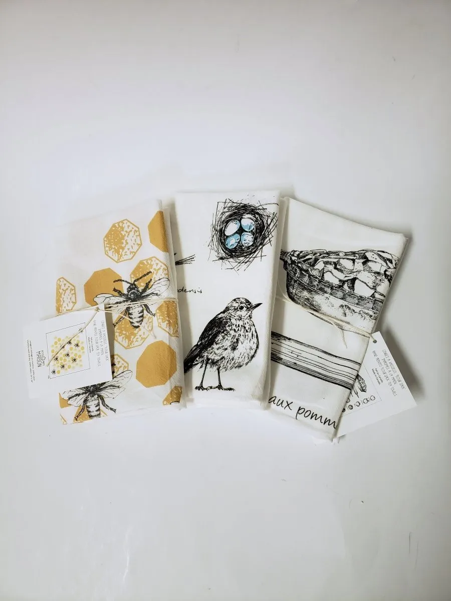 Bees Tea Towel