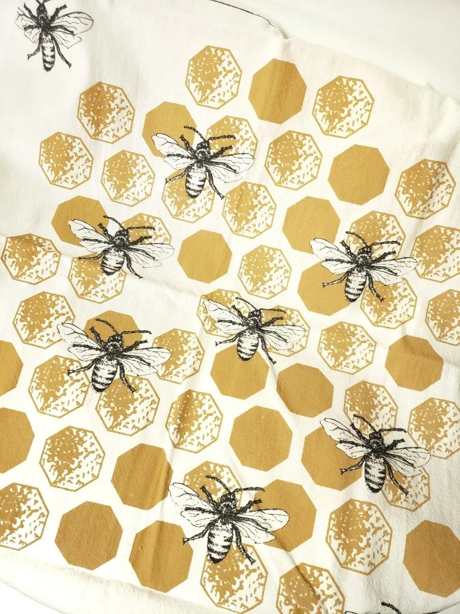 Bees Tea Towel