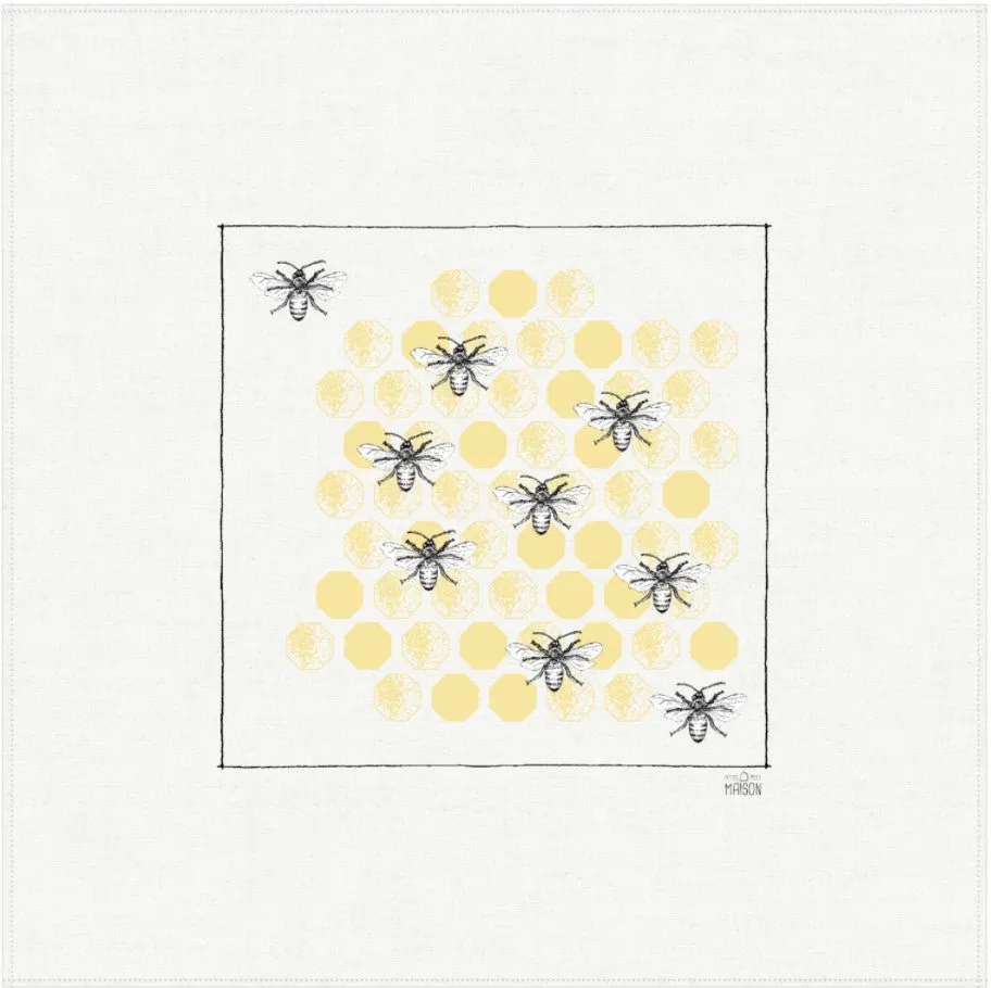 Bees Tea Towel