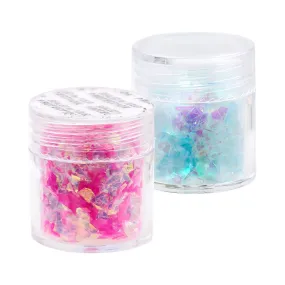 Blue & Pink Translucent Shredded Foil (4 pots)