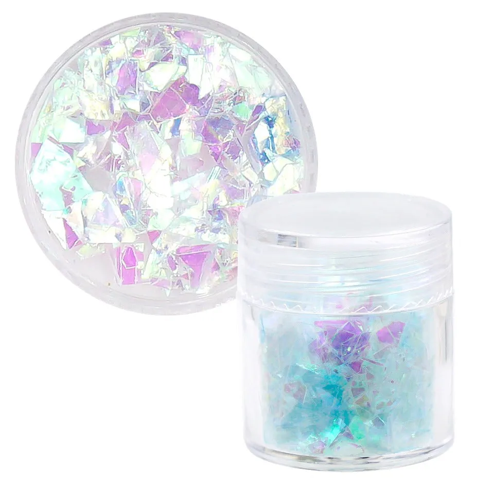 Blue & Pink Translucent Shredded Foil (4 pots)