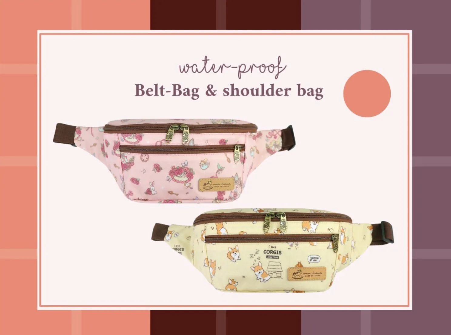 Blue Cat Yoga Fanny Pack