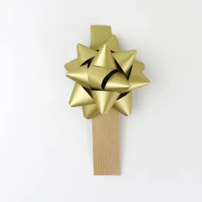 Bow Bag Seals - Kraft Gold (Pack of 60)