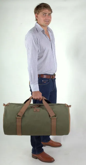 Canvas and Leather Gear Bag