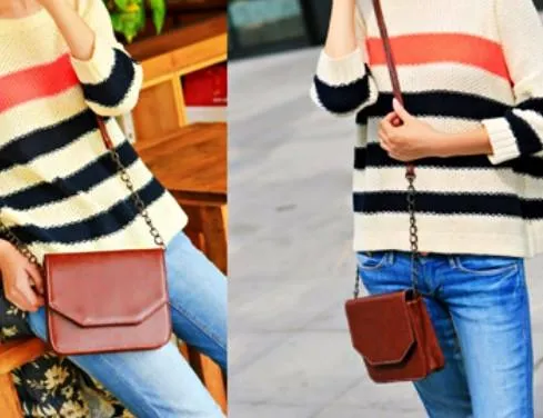Chain Box Sling Bag