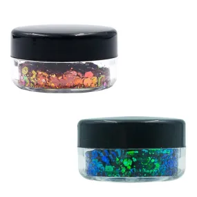 Chameleon Colour-Shifting Magical Chunky Glitters (2 Pots)