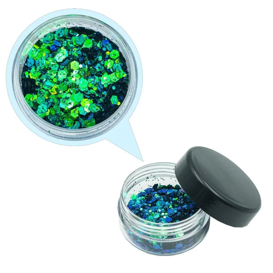 Chameleon Colour-Shifting Magical Chunky Glitters (2 Pots)