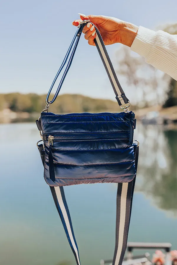 City Dream Quilted Crossbody in Navy