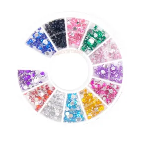Colourful Assorted Rhinestones Mix (2mm)