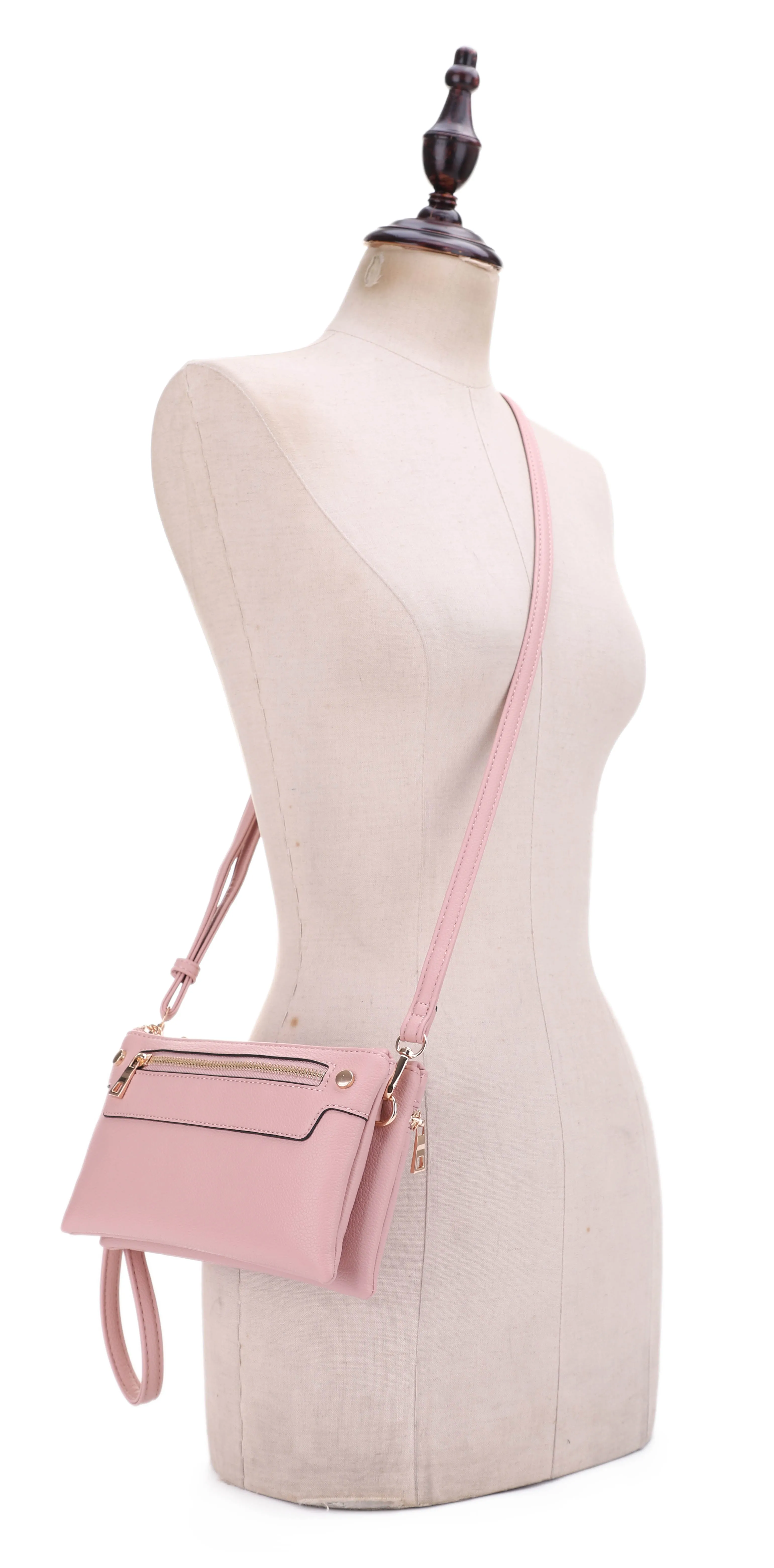 Corbin Front Zipper Small Crossbody