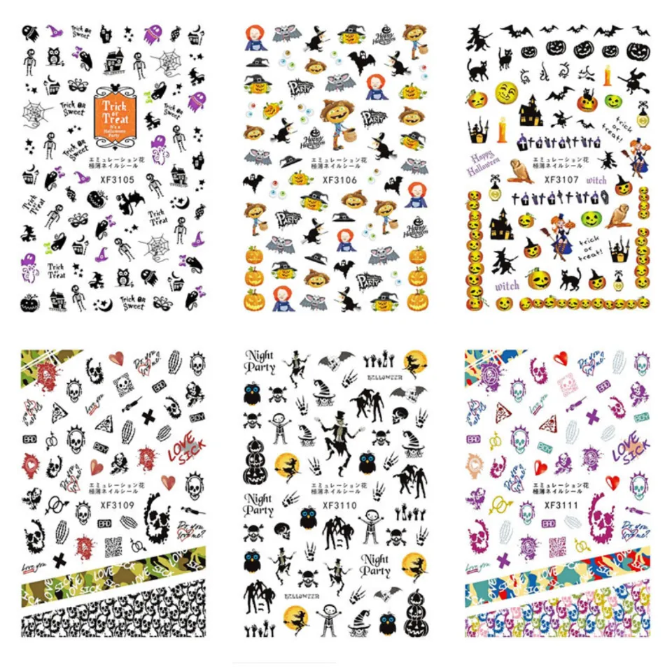 Creepy Cute Nail Art Stickers