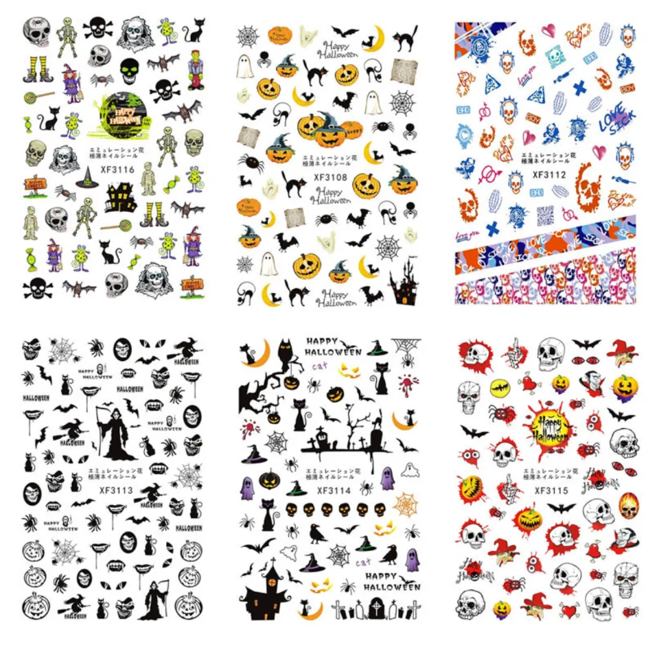 Creepy Cute Nail Art Stickers