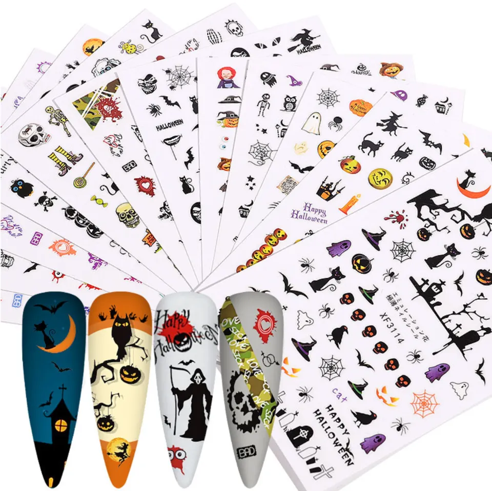 Creepy Cute Nail Art Stickers