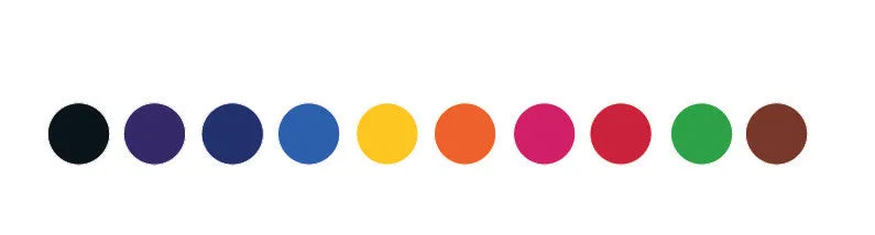 Djeco - 10 Classic Felt Brushes