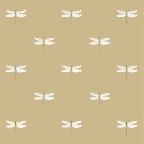 Dragonfly Deep Mustard Roller Blind Sample