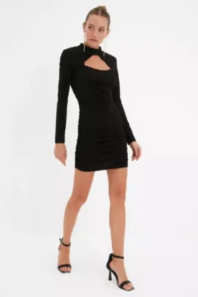 Eclipse Black Full Sleeve Dress