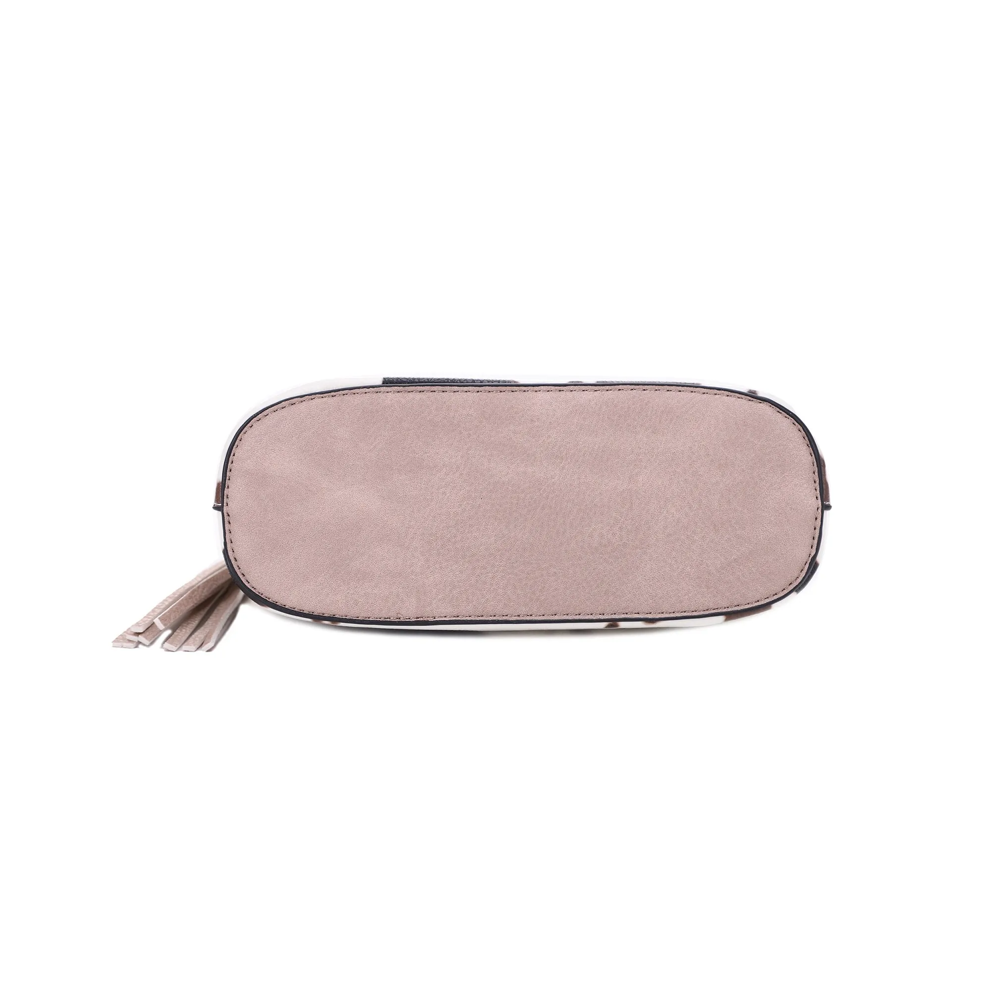 EE95314CX Cow Print Dome Crossbody Bag