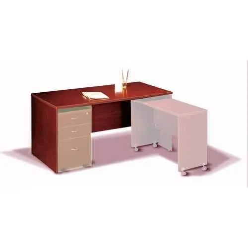 Elegant Cherry Brown Finish Computer And Writing Desk.