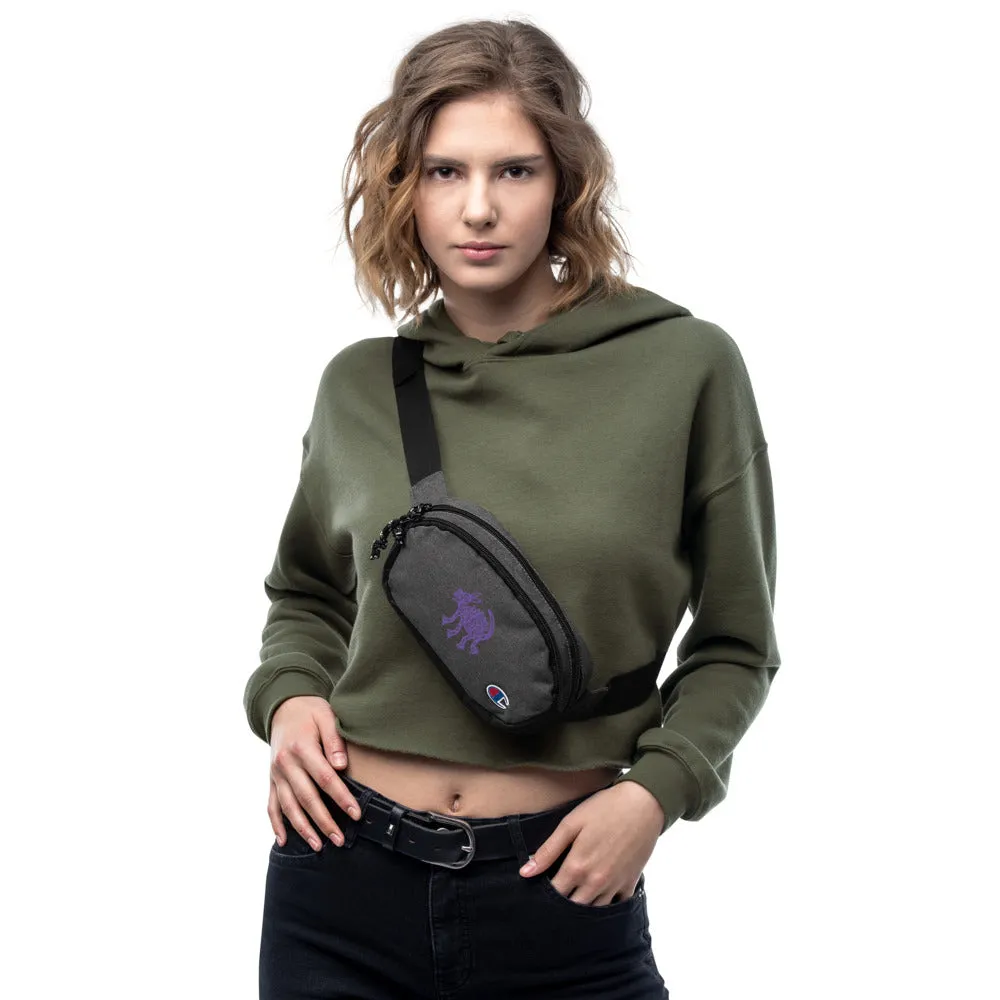 Embroidered Champion fanny pack Coyote