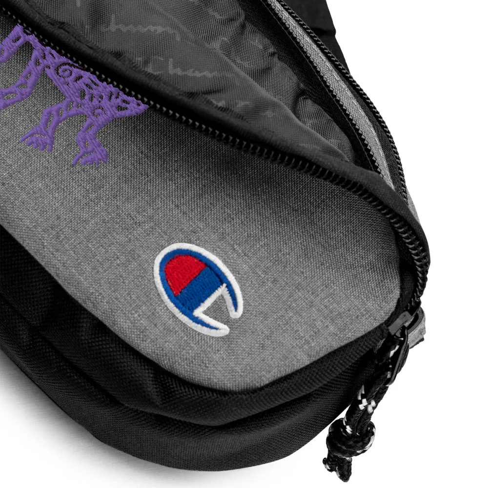 Embroidered Champion fanny pack Coyote