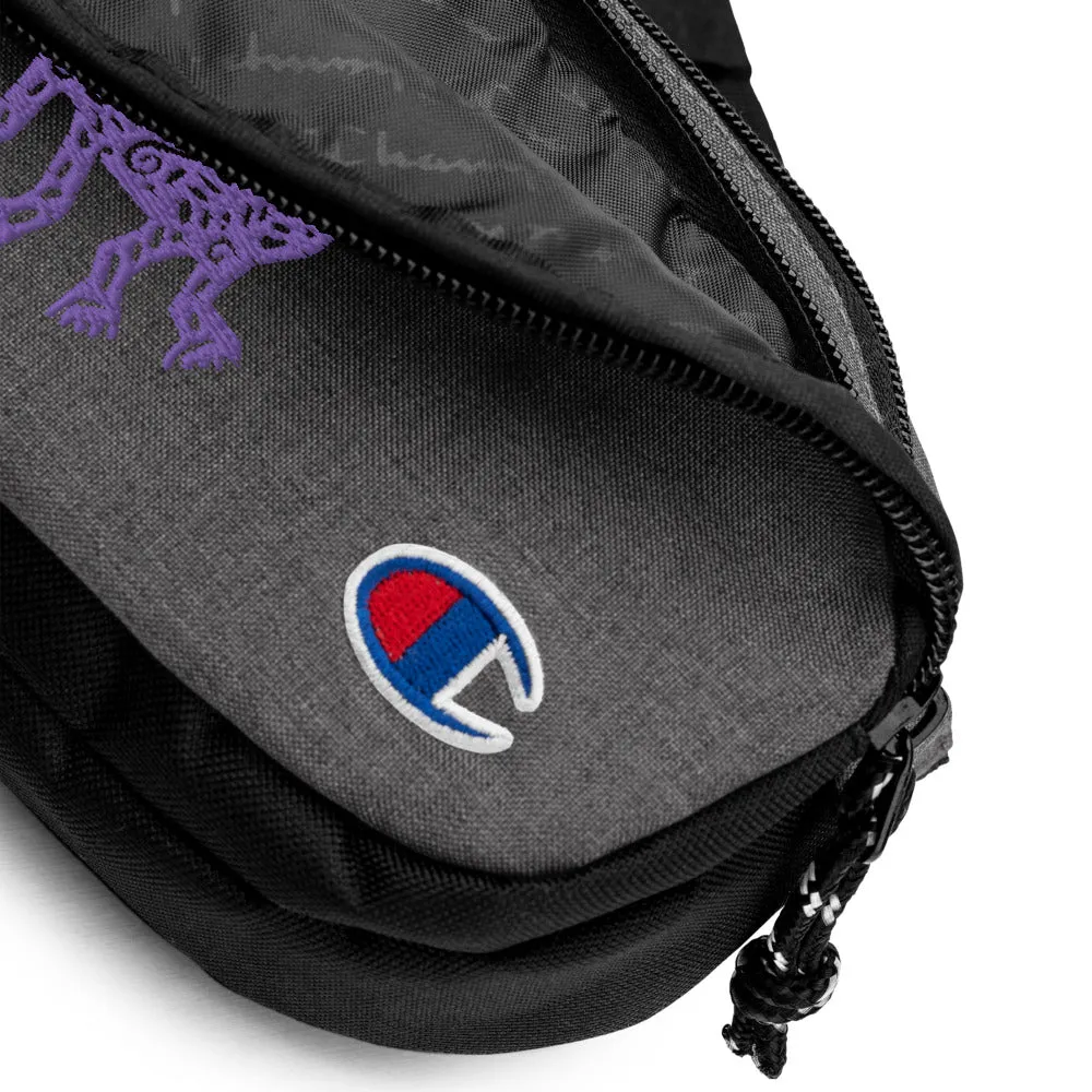 Embroidered Champion fanny pack Coyote