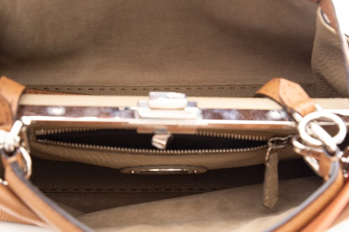 Fendi Brown Peekaboo  Handbag