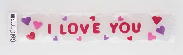 GelGems: Long bag I LOVE YOU