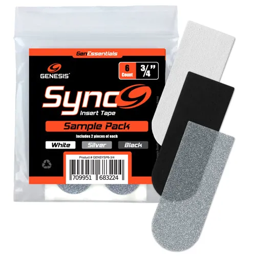 Genesis Sync <br>Insert Tape <br>6 ct Sample Pack
