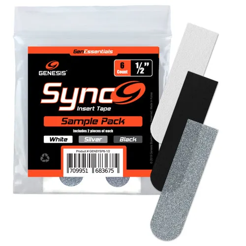 Genesis Sync <br>Insert Tape <br>6 ct Sample Pack
