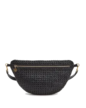 Grande Fanny Bag in Black Rattan