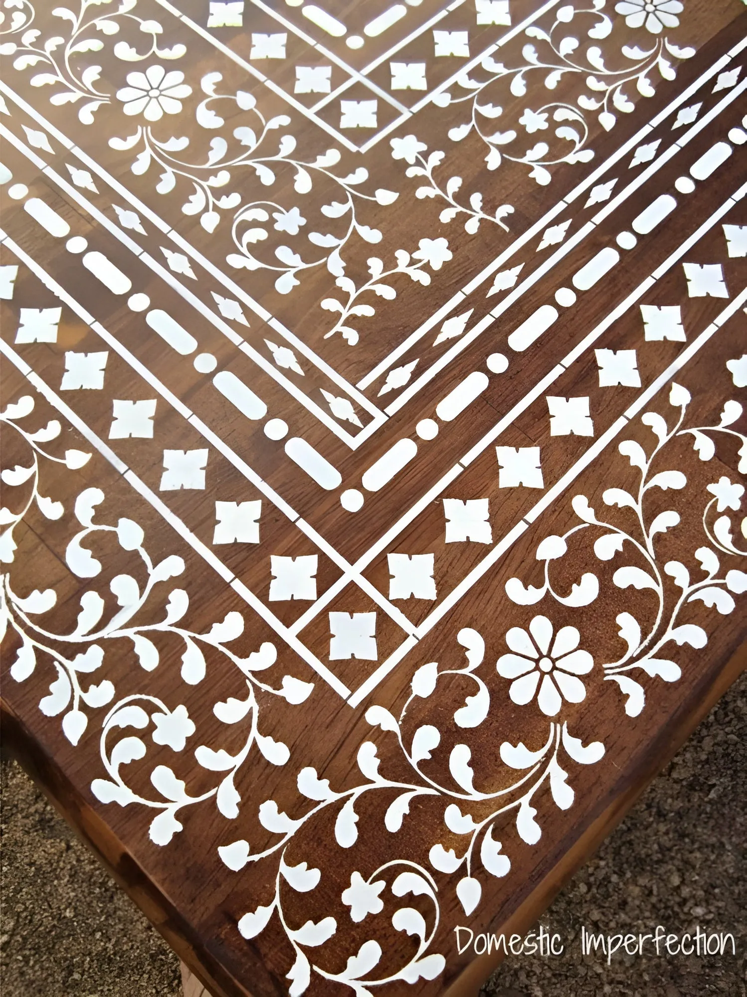 Indian Inlay(furniture and fabric) Reusable Stencil For Canvas And Wall Painting.ID# 310